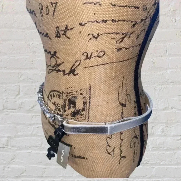 Chico's Adjustable Belt - Silver - Picture 2 of 4